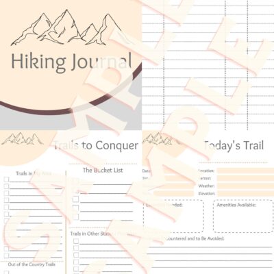 Printable Hiking Journal