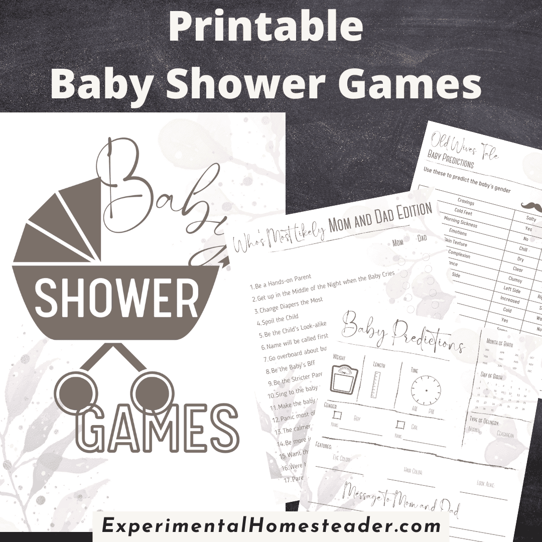 Printable baby shower games with adorable designs and fun activities for celebrating new moms.