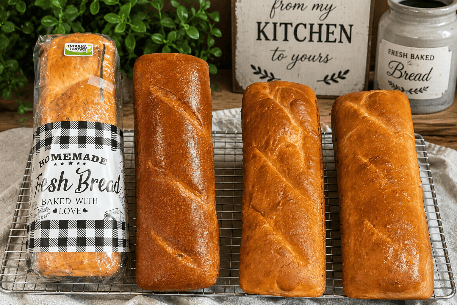 Fresh Baked Yeast Bread - Choose Your Flavor