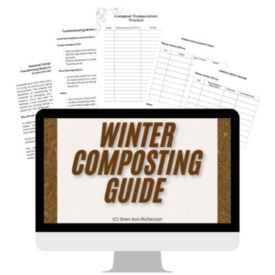 Winter composting guide digital download for sustainable gardening practices.