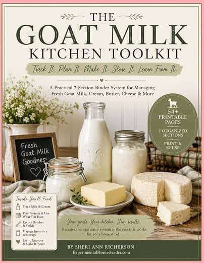 The Goat Milk Kitchen Toolkit paperback by Sheri Ann Richerson