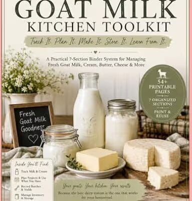 Goat Milk Kitchen Toolkit book cover by Sheri Ann Richerson